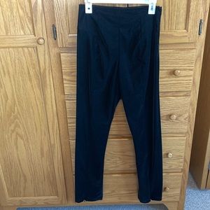 Good American Balck Snakeskin Slim Flare Pant Size 3